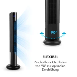 Skyscraper 3G Turmventilator 48W 1.633 M³/h Fernbedienung -Weinkühlschränke Verkäufe 10027942 de 0006 logo