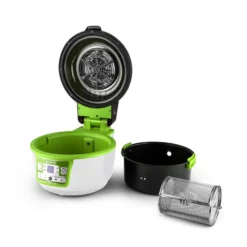 VitAir Turbo Heißluftfritteuse Grün-weiß 1400W Grillen Backen 9l 18 VitAir Turbo Heißluftfritteuse Grün-weiß 1400W Grillen Backen 9l -Weinkühlschränke Verkäufe 10028288 yy 0008 titel zubehoer 07 Klarstein VitAir Heissluftfritteuse gruen weiss