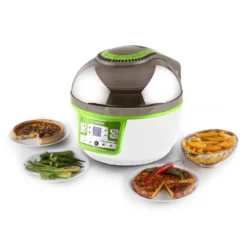 VitAir Turbo Heißluftfritteuse Grün-weiß 1400W Grillen Backen 9l 21 VitAir Turbo Heißluftfritteuse Grün-weiß 1400W Grillen Backen 9l -Weinkühlschränke Verkäufe 10028288 yy 0011 ambient klarstein vitair heissluft frieteuse
