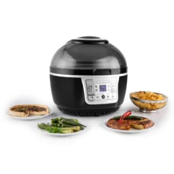 VitAir Turbo Heißluftfritteuse Grau-schwarz 1400W Grillen Backen 9l -Weinkühlschränke Verkäufe 10028290 yy 0003 ambient klarstein vitair heissluft frieteuse