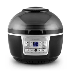 VitAir Turbo Heißluftfritteuse Grau-schwarz 1400W Grillen Backen 9l -Weinkühlschränke Verkäufe 10028290 yy 0005 titel Klarstein VitAir Heissluftfritteuse