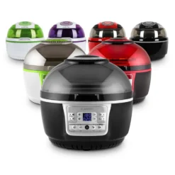 VitAir Turbo Heißluftfritteuse Grau-schwarz 1400W Grillen Backen 9l -Weinkühlschränke Verkäufe 10028290 yy 0012 variant