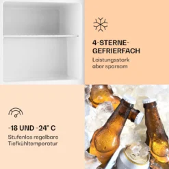 Garfield Gefrierschrank Gefrierwürfel 35 L 65 W 2 Etagen Edelstahl -Weinkühlschränke Verkäufe 10029335 de 0004 logo