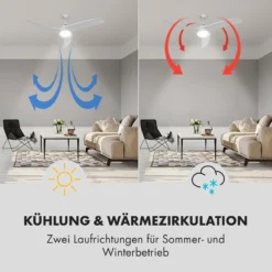 Figo 2-in-1-Deckenventilator Lampe Ø132cm 10.039m³/h Fernbedienung 11 Figo 2-in-1-Deckenventilator Lampe Ø132cm 10.039m³/h Fernbedienung -Weinkühlschränke Verkäufe 10029345 de 0004 logo