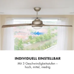 Figo 2-in-1-Deckenventilator Lampe Ø132cm 10039m³/h 51dB Fernbedienung 12 Figo 2-in-1-Deckenventilator Lampe Ø132cm 10039m³/h 51dB Fernbedienung -Weinkühlschränke Verkäufe 10029346 de 0005 logo