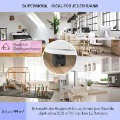 New Breeze 9 Mobile Klimaanlage 4-in-1 9.000 BTU / 2,6 KW Mobil Timer -Weinkühlschränke Verkäufe 10029704 de 0005 usp