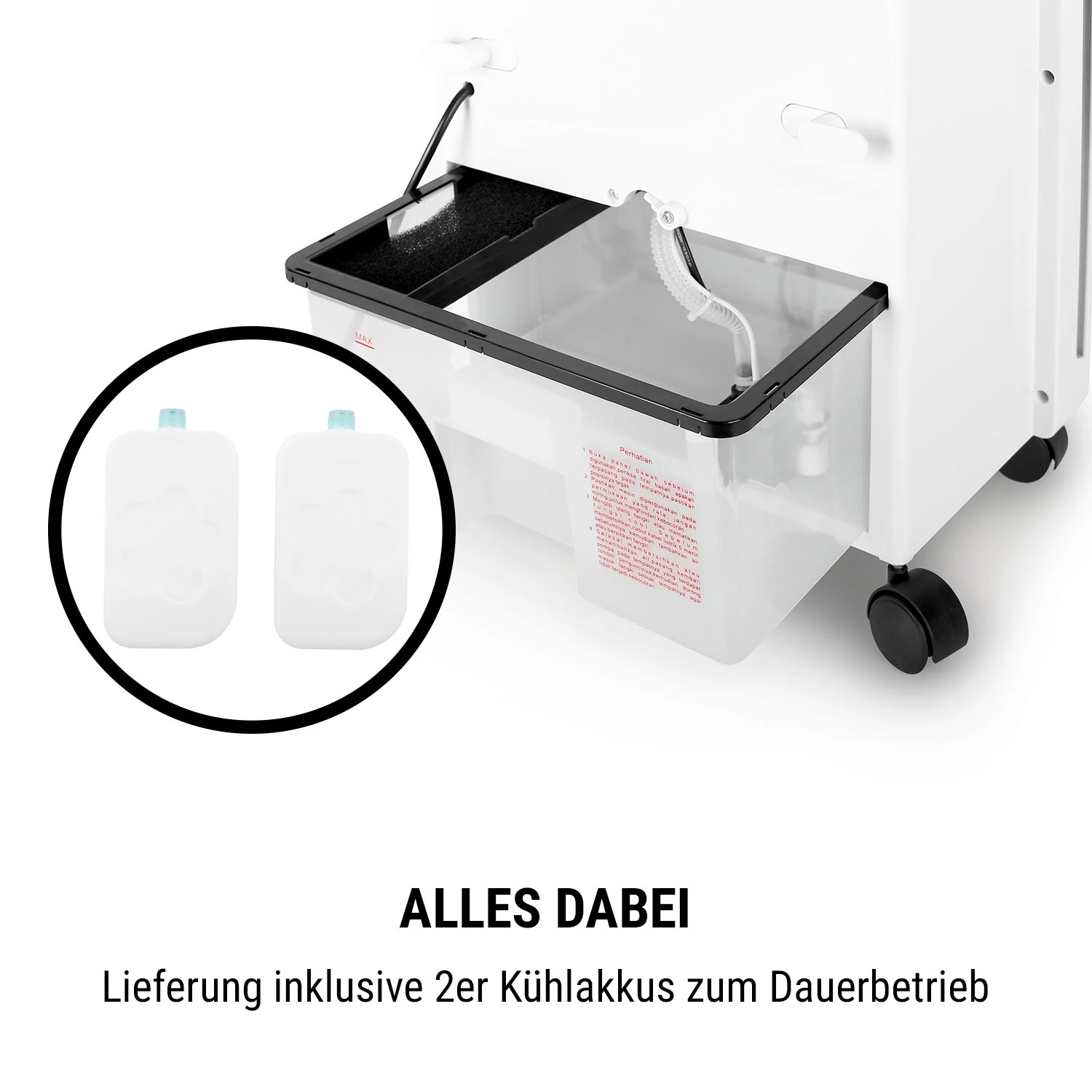 Baltic Blue 3-in-1 Luftkühler 360 M³/h 65 W 6 Ltr Fernbedienung Mobil 5 Baltic Blue 3-in-1 Luftkühler 360 M³/h 65 W 6 Ltr Fernbedienung Mobil – Bild 5