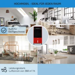 CTR-1 4-in-1 Luftkühler 360 M³/h 65 W 8 Ltr Fernbedienung Mobil 11 CTR-1 4-in-1 Luftkühler 360 M³/h 65 W 8 Ltr Fernbedienung Mobil -Weinkühlschränke Verkäufe 10029735 de 0005 usp