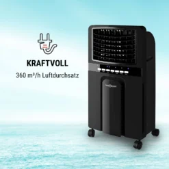 Baltic Black 3-in-1 Luftkühler 360 M³/h 65 W 6 Ltr Fernbedienung Mobil -Weinkühlschränke Verkäufe 10029738 de 0003 logo