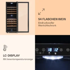 Vinamour 54 Duo Weinkühlschrank 2 Zonen 148 Ltr 54 Fl Touch-Display -Weinkühlschränke Verkäufe 10030714 de 0004 logo