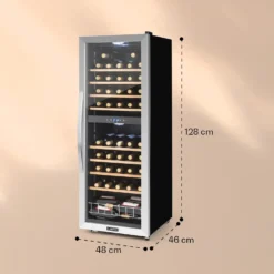 Vinamour 54 Duo Weinkühlschrank 2 Zonen 148 Ltr 54 Fl Touch-Display -Weinkühlschränke Verkäufe 10030714 yy 0007 logo