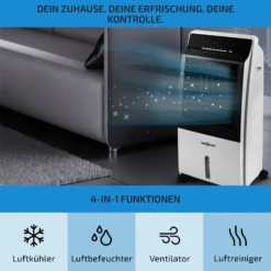 CTR-1 Heat 4-in-1 Luftkühler Heizgerät 2000 W 360 M³/h 8 Ltr Mobil -Weinkühlschränke Verkäufe 10030880 de 0003 usp