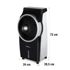 Kingcool 4-in-1 Luftkühler 2340 M³/h 95 W 8 Liter Mobil Fernbedienung 14 Kingcool 4-in-1 Luftkühler 2340 M³/h 95 W 8 Liter Mobil Fernbedienung -Weinkühlschränke Verkäufe 10031341 yy 0011 dimensions