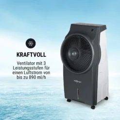Kingcool 4-in-1 Luftkühler 2340 M³/h 95 W 8 Ltr Mobil Fernbedienung -Weinkühlschränke Verkäufe 10031342 de 0003 usp