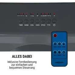 Kingcool 4-in-1 Luftkühler 2340 M³/h 95 W 8 Ltr Mobil Fernbedienung -Weinkühlschränke Verkäufe 10031342 de 0005 usp