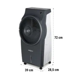 Kingcool 4-in-1 Luftkühler 2340 M³/h 95 W 8 Ltr Mobil Fernbedienung -Weinkühlschränke Verkäufe 10031342 yy 0011 dimensions