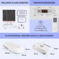 Klimamobil Wohnwagen-Klimaanlage RV-Air-Conditioner Heizung 16-30 °C -Weinkühlschränke Verkäufe 10031436 de 0006 usp