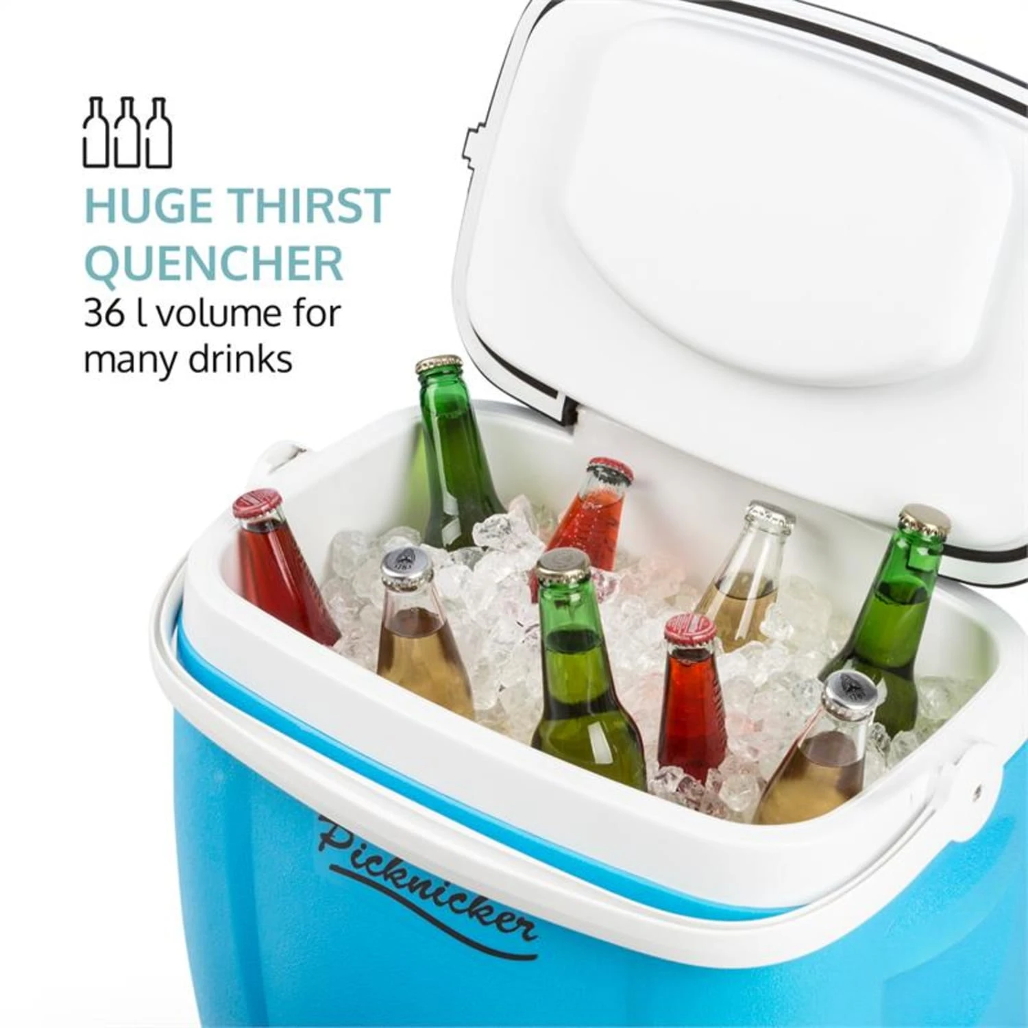 Picknicker Trolley Music Cooler 36l Trolley-Kühlbox BT-Lautsprecher – Bild 3