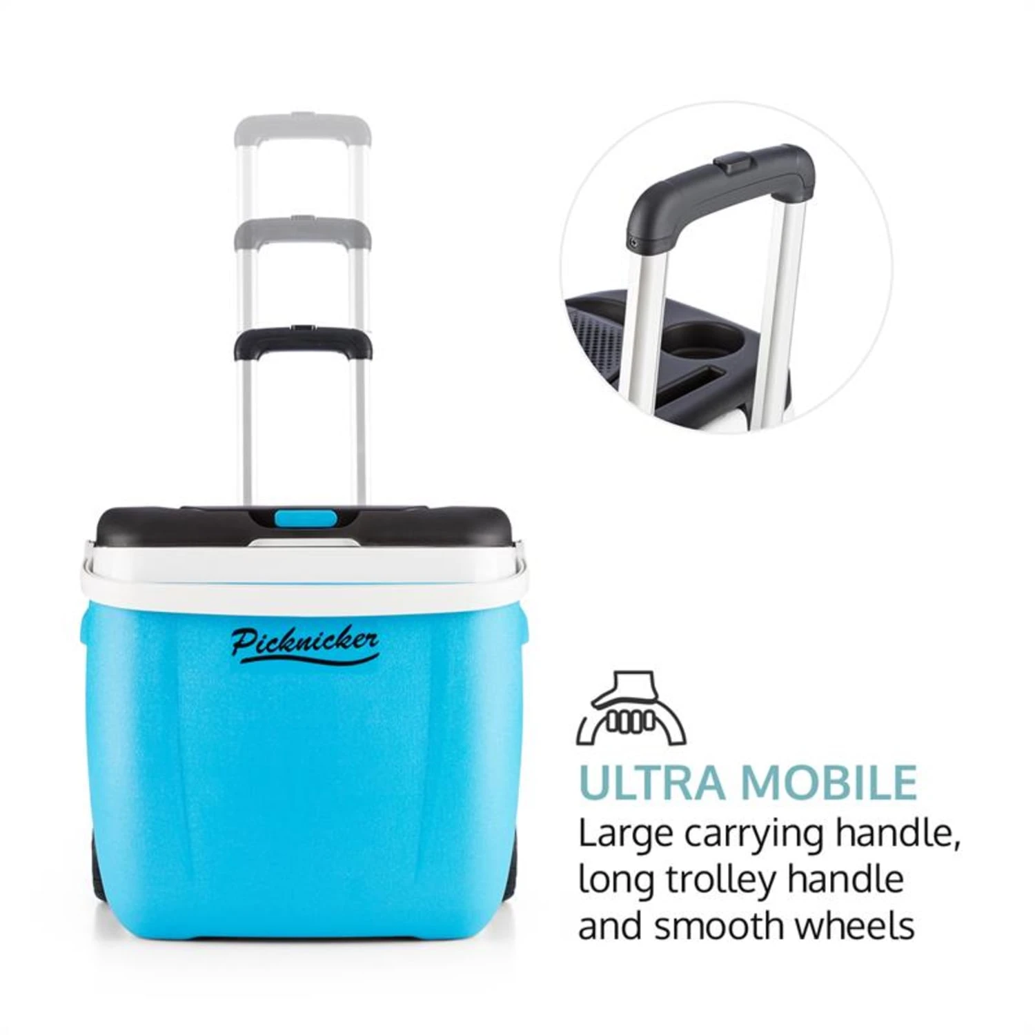 Picknicker Trolley Music Cooler 36l Trolley-Kühlbox BT-Lautsprecher – Bild 5