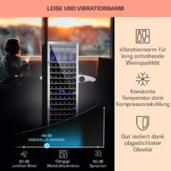 Vinovilla Grande 165 Built-in Uno Weinkühlschrank 425l 165Fl. Glastür -Weinkühlschränke Verkäufe 10032033 de 0004 usp