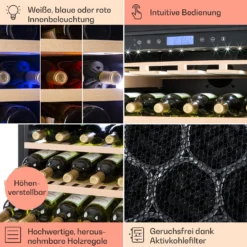 Vinovilla Grande 165 Built-in Uno Weinkühlschrank 425l 165Fl. Glastür -Weinkühlschränke Verkäufe 10032033 de 0005 usp