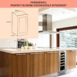 Vinovilla Smart Weinkühlschrank 50l / 20 Flaschen Glastür Edelstahl -Weinkühlschränke Verkäufe 10032037 DE 0006 usp