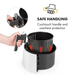 AirVital Heißluftfritteuse 1300W 2,5l CeraPlus-Antihaft Touch Weiß -Weinkühlschränke Verkäufe 10032331 yy 0008 logo Klarstein AirVital Heissluftfritteuse 1300W weiss