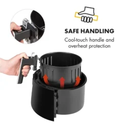 AirVital Heißluftfritteuse 1300W 2,5l CeraPlus-Antihaft Touch Schwarz -Weinkühlschränke Verkäufe 10032332 yy 0008 logo Klarstein AirVital Heissluftfritteuse 1300W schwarz