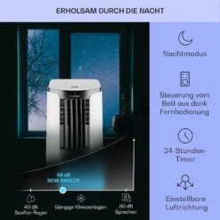 New Breeze ECO Mobile Klimaanlage 10.000 BTU / 2,9 KW EEK A+ -Weinkühlschränke Verkäufe 10032511 de 0004 usp