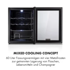 Beersafe XL Onyx Kühlschrank 60 Liter 4 Böden Panoramaglastür -Weinkühlschränke Verkäufe 10032871 de 0004 logo