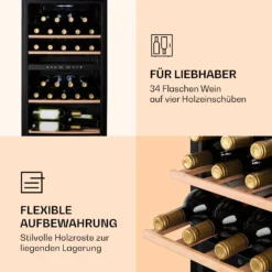 Barossa 34 Duo Weinkühlschrank 34 Fl 80 Ltr 2 Zonen Touch-Steuerung -Weinkühlschränke Verkäufe 10032920 de 0005 logo