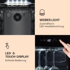 Bellevin 62 Weinkühlschrank 56 Flaschen 5-20°C EEC G -Weinkühlschränke Verkäufe 10032923 de 0003 logo