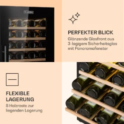Barossa 77 Duo Weinkühlschrank 2 Zonen 191 L 77 Fl. Touch LED Schwarz -Weinkühlschränke Verkäufe 10032963 de 0004 logo