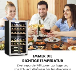 Vinamour 29 Duo Weinkühlschrank 2 Zonen 80L/29 Flaschen 5-22°C Touch -Weinkühlschränke Verkäufe 10033083 de 0004 logo