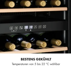 Vinamour 29 Duo Weinkühlschrank 2 Zonen 80L/29 Flaschen 5-22°C Touch -Weinkühlschränke Verkäufe 10033083 de 0005 logo