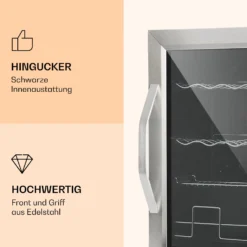 Beersafe XL Mix It Edition Kühlschrank 60 Ltr 4 Böden Panoramaglastür -Weinkühlschränke Verkäufe 10033120 de 0003 logo