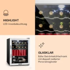 Beersafe XL Mix It Edition Kühlschrank 60 Ltr 4 Böden Panoramaglastür -Weinkühlschränke Verkäufe 10033120 de 0004 logo