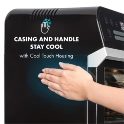 AeroVital Cube Heißluftfritteuse 1600W 12l Timer 16 Programme Schwarz -Weinkühlschränke Verkäufe 10033248 yy 0007 logo Klarstein AeroVital Cube Heissluftfritteuse schwarz reedit