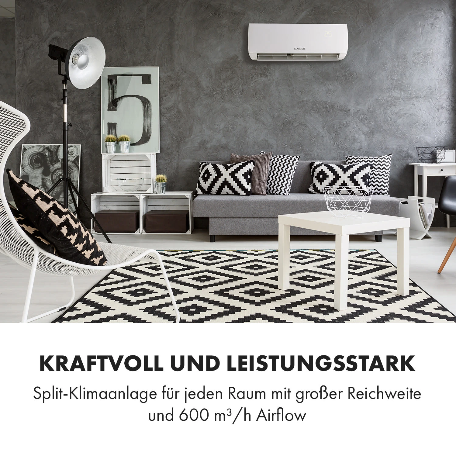 Windwaker Split-Klimaanlage 9.000 BTU/2,7 KW Luftdurchsatz 600m³/h 2 Windwaker Split-Klimaanlage 9.000 BTU/2,7 KW Luftdurchsatz 600m³/h – Bild 2