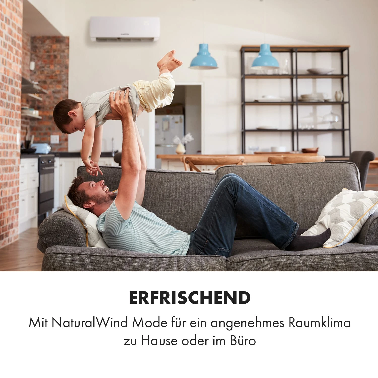 Windwaker Split-Klimaanlage 9.000 BTU/2,7 KW Luftdurchsatz 600m³/h 7 Windwaker Split-Klimaanlage 9.000 BTU/2,7 KW Luftdurchsatz 600m³/h – Bild 7