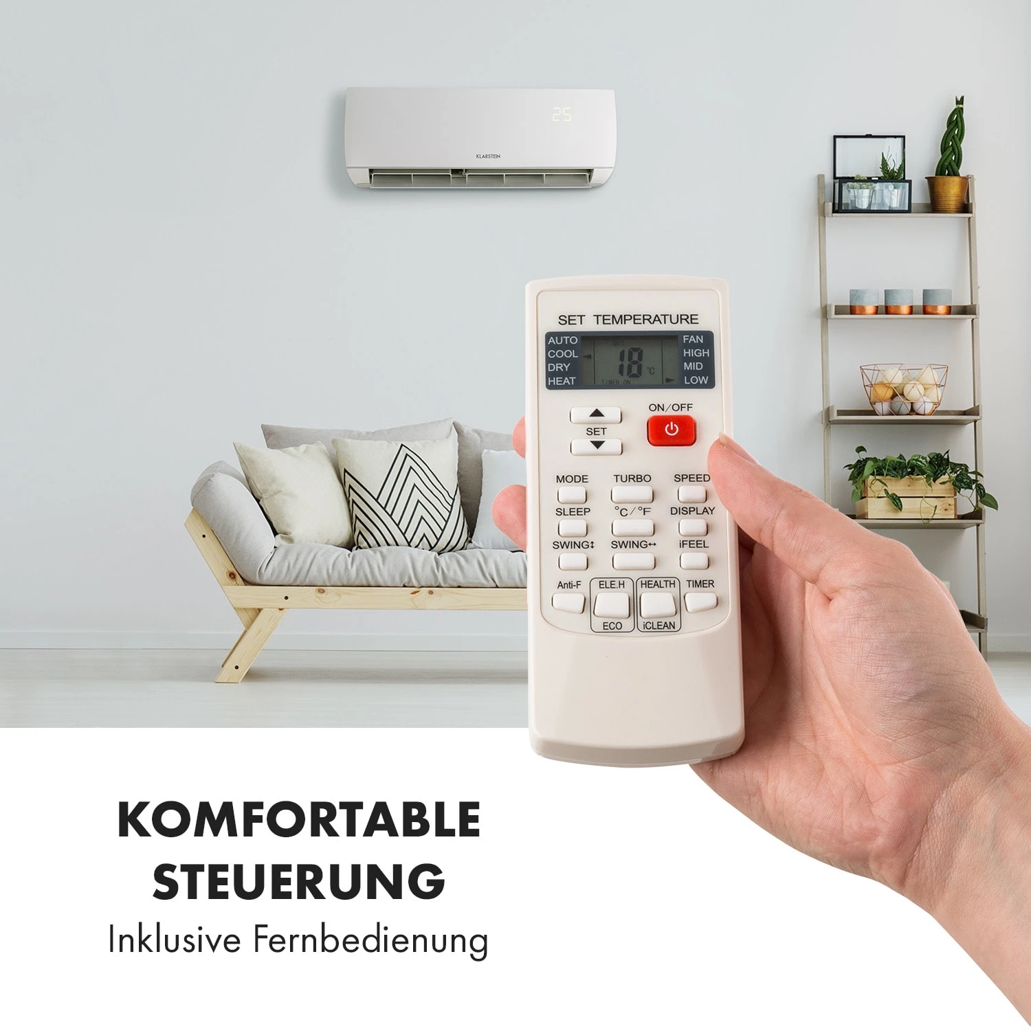 Windwaker Split-Klimaanlage 9.000 BTU/2,7 KW Luftdurchsatz 600m³/h 8 Windwaker Split-Klimaanlage 9.000 BTU/2,7 KW Luftdurchsatz 600m³/h – Bild 8