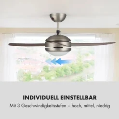 El Paso 2-in-1 Ventilator & Deckenlampe Ø132 Cm 10.344 M³/h 49 DB -Weinkühlschränke Verkäufe 10033494 de 0005 logo