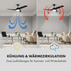 Klarstein Figo Deckenventilator 2-in-1 Mit Deckenleuchte Ø 132 Cm -Weinkühlschränke Verkäufe 10033505 de 0004 logo