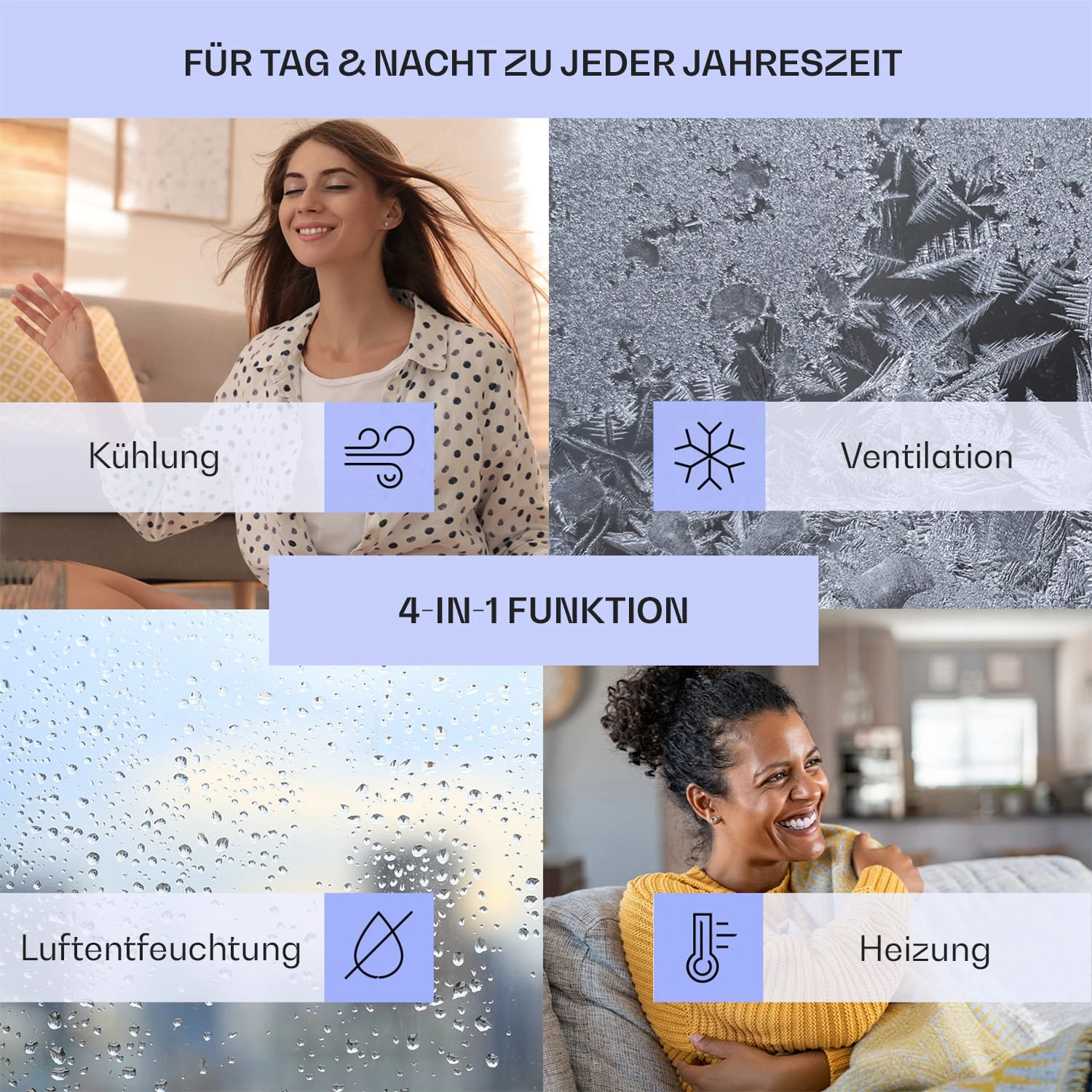 Windwaker Eco Split-Klimaanlage 12.000 BTU/3,5 KW Luftdurchsatz 680 M³/h Max. A++ 3 Windwaker Eco Split-Klimaanlage 12.000 BTU/3,5 KW Luftdurchsatz 680 M³/h Max. A++ – Bild 3