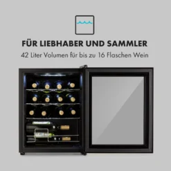 Shiraz 16 Uno Weinkühlschrank 42l Touch-Bedienfeld 131W 5-18°C -Weinkühlschränke Verkäufe 10033622 de 0004 logo