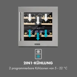 Vinsider 36 Weinkühlschrank 2 Kühlzonen 5-22°C 85l Edelstahl -Weinkühlschränke Verkäufe 10033682 de 0003 logo