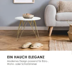Round Pearl Couchtisch 55 X 45 Cm (ØxH) Marmor Gold / Weiß -Weinkühlschränke Verkäufe 10034020 de 0006 logo
