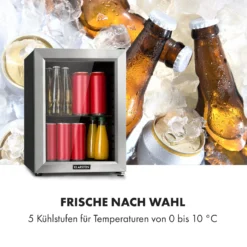 Harlem Getränkekühlschrank 23 Liter 1 Metallrost Glastür -Weinkühlschränke Verkäufe 10034121 de 0003 logo