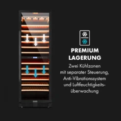 Vinovilla Grande 162 Built-in Duo Onyx Weinkühlschrank 425 Ltr 162 Fl. 17 Vinovilla Grande 162 Built-in Duo Onyx Weinkühlschrank 425 Ltr 162 Fl. -Weinkühlschränke Verkäufe 10034157 de 0007 logo