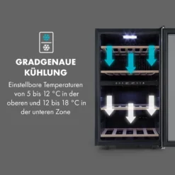 Vinamour 45 DuoWeinkühlschrank 2 Zonen 118 Ltr / 45 Fl 5-18 °C -Weinkühlschränke Verkäufe 10034216 de 0005 logo